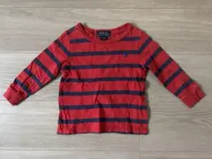 Polo Ralph Lauren 長袖カットソー (80cm)赤/ネイビー