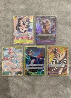 ワンピースカード　SRパラレル　Rパラレル　SEC　まとめ売り　5枚セット