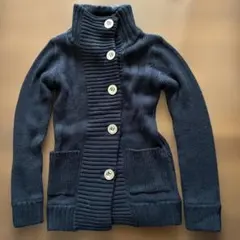 ブラック系ニットカーディガン all in all