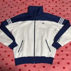 【希少6号‼️】良品！アユニD着用adidasトラックジャケット デサント 紺白