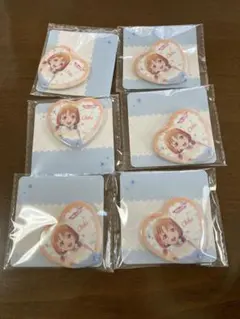 ラブライブ! サンシャイン!! ハート型 缶バッジ　高海 千歌　6個 セット