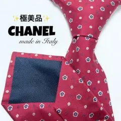 【未使用に近い】CHANEL ピンク　パープル　ネクタイ　ジャガード 未使用に近い】CHANEL ピンク パープル ネクタイ ジャガード - メルカリ
