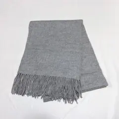 【美品】BEAUTY&YOUTH カシミヤ100%大判ストール グレー172cm