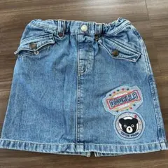 ダブルビーデニムスカート100センチのサムネイル