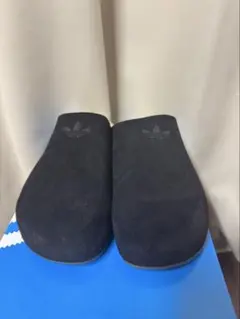 adidas レザーサンダル ブラック 25cm 海外購入