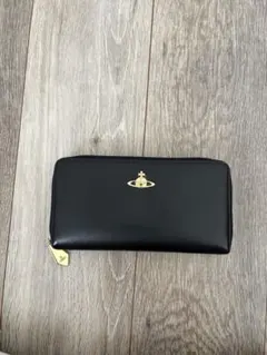希少✨ヴィヴィアンウエスト長財布 レザーマルチオーブ 金具 刻印 美品 