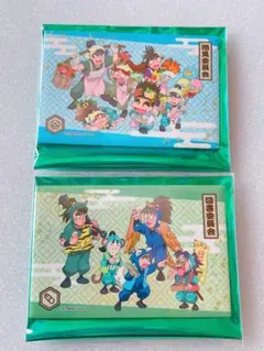 忍たま乱太郎 スクエア缶バッジ 学園祭 せんりん投げ 用具委員会 図書委員会