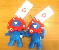 ミャクミャク ボールチェーンマスコット AB セット ぬいぐるみ キーホルダー