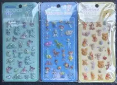 新品 ディズニー プクプクシール 3枚セット