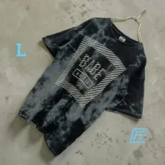 DELTA タイダイ柄 半袖 Tシャツ BABE HUSTLE ロゴ M 黒のサムネイル