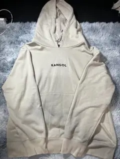KANGOL ベージュ フード付きパーカー