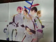タイムセール♥Free!雑誌付録ポスター8枚+メッセージカードセット②
