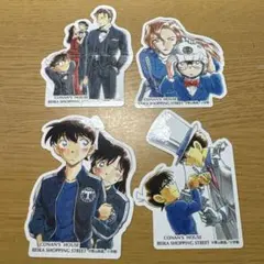 名探偵コナン　北栄町　米花商店街　コナン百貨店　限定　トレーディングステッカー