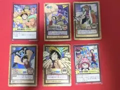 ワンピース カードゲーム カードダスex ホロ、金箔押しカード 18枚
