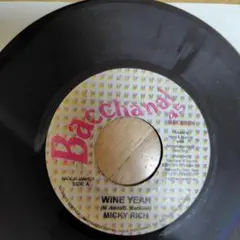 ジャパレゲレコード MICKY RICH WINE YEAH レゲエレコード