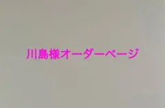 川島様オーダーページ　ぬい服