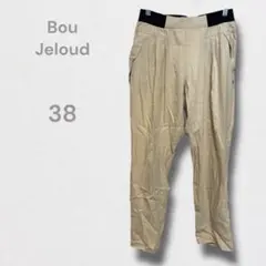 ブージュルード パンツ テーパード ウエストゴム きれいめ カジュアル 38