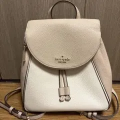 kate spade リュック ホワイト/ベージュ