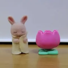 シルバニア お花畑 シークレット みるくウサギの小さい赤ちゃん