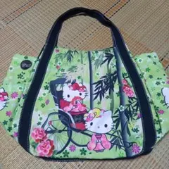サンリオ　ハローキティ　ご当地キティ　コラボレーション　和柄トートバッグ①