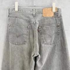 00sUSA製 Levi’s リーバイス501 先染めブラックデニムパンツW29