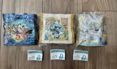 東京ディズニーシー カプセルトイ 25周年 ミニトートバッグ 3個セット 新品
