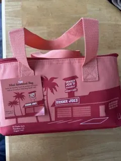Trader Joe's ミニ保冷バッグ サーモンピンク