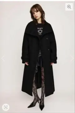 未使用品☆SLY WIDE STAND NECK LONG コート