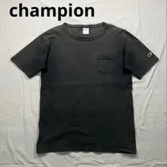 champion T1011 Tシャツ ポケT USA製 サンフェード