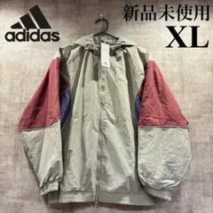 新品　アディダス ウーブンジャケット　ストライプス　レディース　ベージュ