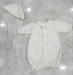 セレモニードレス ベビー帽セット 退院着 お宮参り ツーウェイオール 西松屋