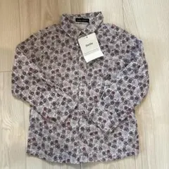 新品タグ付！BeBe 花柄 長袖シャツ ブリーズ ブランシェス　プティマイン