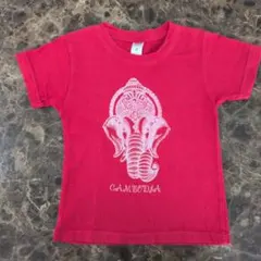Carter's Tシャツ 90-100cm 4サイズ赤ゾウ/カーターズのサムネイル