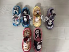 【鬼滅の刃】子供用 スリッパ 6足セット タグ付き4足