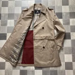 美品 バーバリーブラックレーベル トレンチコート ベージュ ノバチェック L