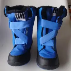 IFME 青 ファー付きブーツ　19cm