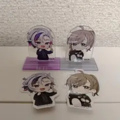 にじチョコエッグ ミニクリアスタンド&ダイカットシール×2 不破 叶