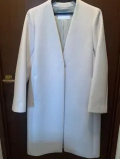 GREEN LABEL RELAXING ノーカラー ロングコート