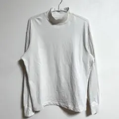 ヒートテックコットンモックネック　ホワイト