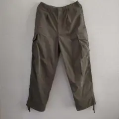 ユニクロU ジョガーパンツ　カーキー　カーゴパンツ サイドポケット付き　Ｓ