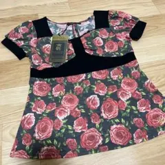 BANANA CHIPS 花柄 半袖トップス 150