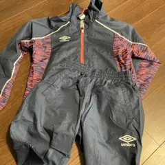 umbro ウィンドブレーカー 上下セット ネイビー　レディースS 160程度