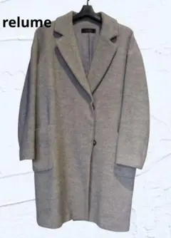 グレー チェスターコート