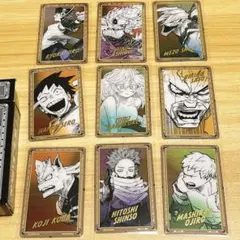 ヒロアカ　原画展　箔押しクリアカードコレクション　A組　９枚セット