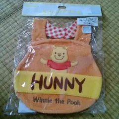 新品　Disney　ディズニー　リバーシブルビブ　クマのプー スタイよだれかけ