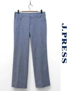 E509/美品 J.PRESS スラックス パンツ ノータック 裾シングル 13