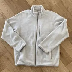 フリースジャケット ライトグレー 100cm~
