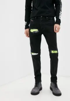 DIESEL DXF-Mharky ダメージデニム 32インチ DIESEL DXF-Mharky ダメージデニム 32インチ 【公式通販】