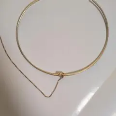 ゴールド シンプル チョーカー