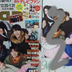 テレビファン 2025年新春特大号 　綴込み付録のみ